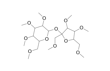 .alpha.-D-Glucopyranoside, 1,3,4,6-tetra-O-methyl-.beta.-D-fructofuranosyl 2,3,4,6-tetra-O-methyl-