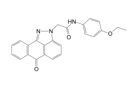 N-(4-ethoxyphenyl)-2-(6-oxodibenzo[cd,g]indazol-2(6H)-yl)acetamide