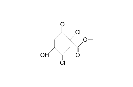 1,5-Dichloro-4-hydroxy-2-oxo-cyclohexane-1-carbo