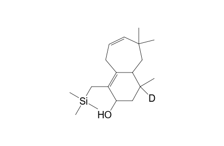 4,6,6-Trimethyl-1-[(trimethylsilyl)methyl]-2-hydroxy-4-deuterio-bicyclo[4.5.0]undecadiene