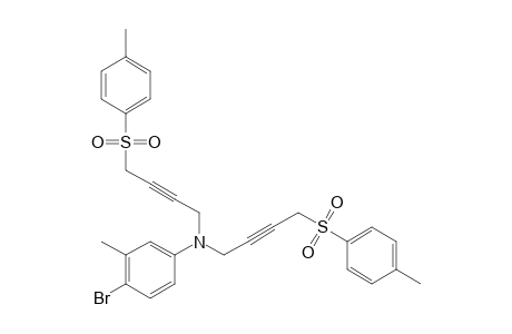 N,N-bis{4-[(p-tolylsulfonyl)-2-butynyl]-4-bromo-m-toluidine