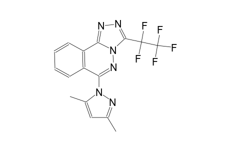 1,2,4-Triazolo[3,4-a]phthalazine, 3-pentafluoroethyl-6-(3,5-dimethyl-1-pyrazolyl)-