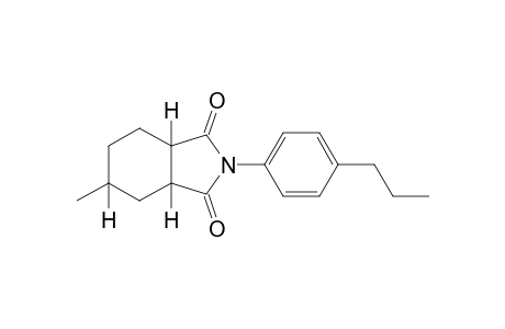 4-methyl-N-(p-propylphenyl)-1,2-cyclohexanedicarboximide