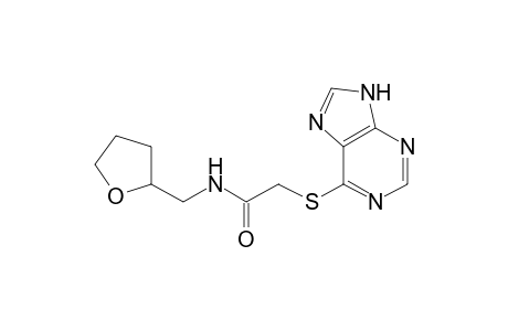 2-(9H-Purin-6-ylsulfanyl)-N-(tetrahydro-2-furanylmethyl)acetamide