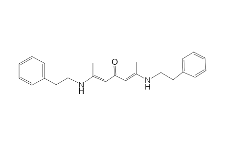 (2E,5E)-2,6-bis(phenethylamino)hepta-2,5-dien-4-one