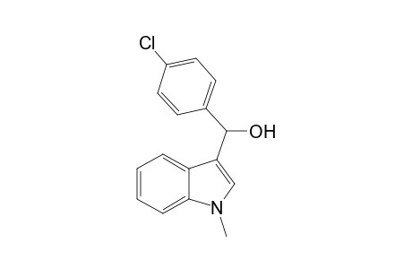 (p-Chlorophenyl)(1'-methylindol-3'-yl)-methanol