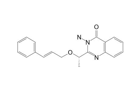 (S)-3-Amino-2-[1-(3-phenylprop-2-en-1-yloxy)ethyl]quinazolin-4(3H)-one