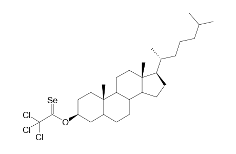 O-Cholestan-3.beta.-yl 2,2,2-trichloroselenoacetate