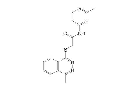 N-(3-methylphenyl)-2-[(4-methyl-1-phthalazinyl)sulfanyl]acetamide