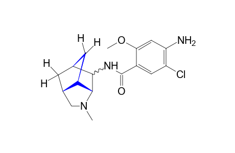 4-amino-5-chloro-N-(1-methyloctahydro-3,5-methanocyclopenta[b]pyrrol-6-yl)-o-anisamide