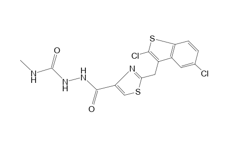 1-{{2-[(2,5-dichlorobenzo[b]thien-3-yl)methyl]-4-thiazolyl}carbonyl}-4-methylsemicarbazide