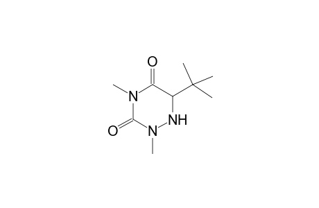 5-tert-Butyl-1,3-dimethyl-5,6-dehydro-6-azauracil