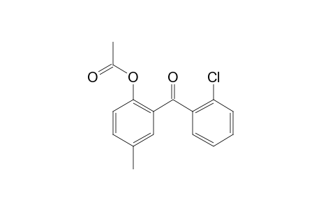 2'-Chloro-2-hydroxy-5-methylbenzophenone, acetate