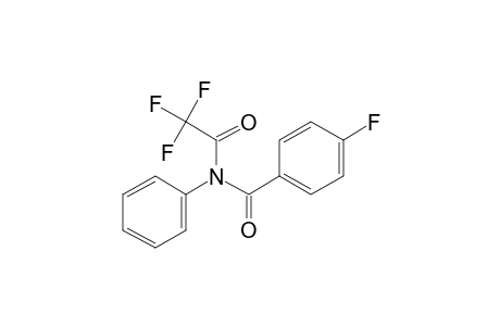 4-Fluoro-N-phenylbenzamide, N-trifluoroacetyl-