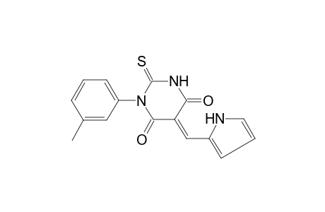 (5E)-1-(3-Methylphenyl)-5-(1H-pyrrol-2-ylmethylene)-2-thioxodihydro-4,6(1H,5H)-pyrimidinedione