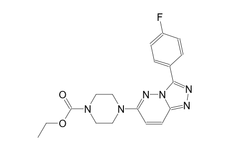 1-piperazinecarboxylic acid, 4-[3-(4-fluorophenyl)[1,2,4]triazolo[4,3-b]pyridazin-6-yl]-, ethyl ester