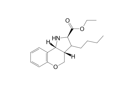 Ethyl (2R*,3aS*,9bR*)-1-Butyl-1,2,3,3a,4,9b-hexahydrochromeno[4,3-b]pyrrole-2-carboxylate