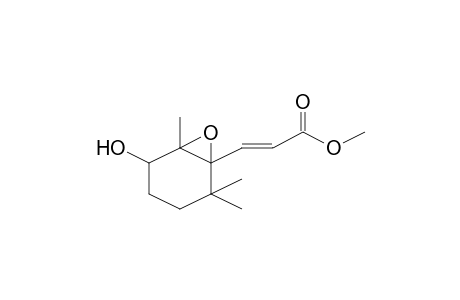 Methyl (2E)-3-(5-hydroxy-2,2,6-trimethyl-7-oxabicyclo[4.1.0]hept-1-yl)-2-propenoate