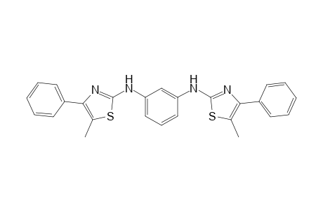 (5-methyl-4-phenyl-thiazol-2-yl)-[3-[(5-methyl-4-phenyl-thiazol-2-yl)amino]phenyl]amine