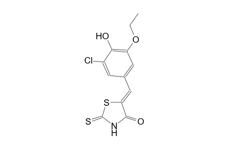 4-thiazolidinone, 5-[(3-chloro-5-ethoxy-4-hydroxyphenyl)methylene]-2-thioxo-, (5Z)-