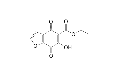 Ethyl 5-hydroxy-4,7-dioxobenzo[b]furan-6-carboxylate