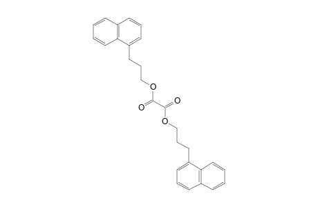 oxalic acid, bis[3-(1-naphthyl)propyl]ester