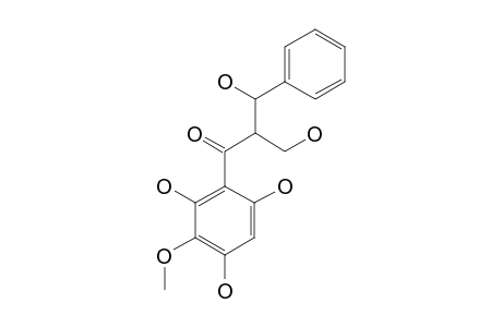 (-)-2',4',6'-TRIHYDROXY-3'-METHOXY-ALPHA-HYDROXYMETHYL-BETA-HYDROXY-DIHYDRO-CHALCONE