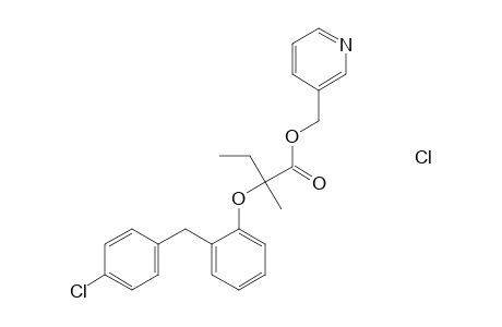 3-Pyridinylmethyl 2-[2-(4-chlorobenzyl)phenoxy]-2-methylbutanoate hydrochloride