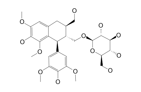 (+)-(8R,7'S,8'S)-3-ALPHA-O-(BETA-D-GLUCOPYRANOSYL)-LIONIRESINOL