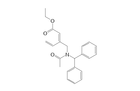 (2E)-3-[[acetyl(benzhydryl)amino]methyl]penta-2,4-dienoic acid ethyl ester