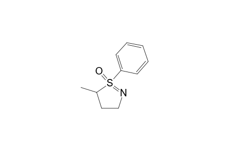 5-Methyl-1-phenyl-4,5-dihydro-3H-isothiazole 1-oxide