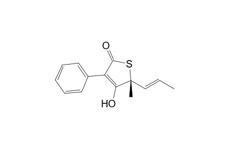 (R)-2,5-Dihydro-4-hydroxy-5-methyl-3-phenyl-5-prop-1'-enyl-2-oxothiophene