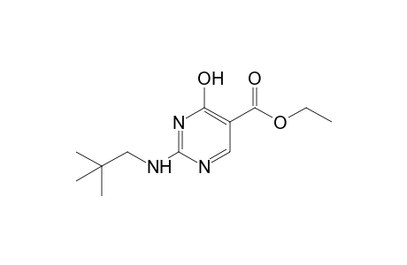 4-hydroxy-2-(neopentylamino)-5-pyrimidinecarboxylic acid, ethyl ester