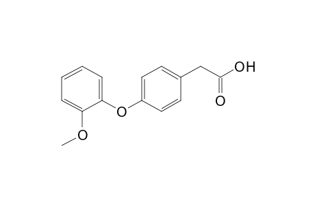 [p-(o-methoxyphenoxy)phenyl]acetic acid