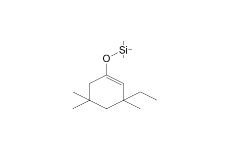 [(3-Ethyl-3,5,5-trimethyl-1-cyclohexen-1-yl)oxy](trimethyl)silane