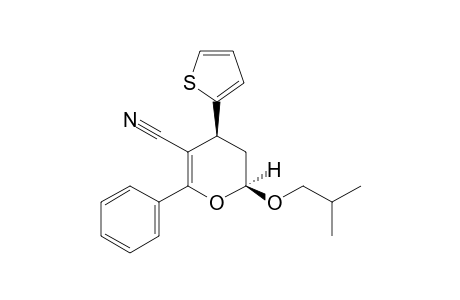 CIS-(2RS,4SR)-3,4-DIHYDRO-2-ISOBUTOXY-6-PHENYL-4-(2-THIENYL)-2H-PYRAN-5-CARBONITRILE