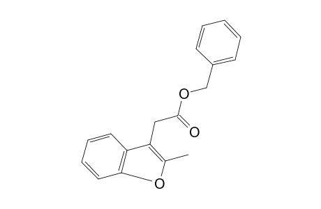 2-methyl-3-benzofuranacetic acid, benzyl ester