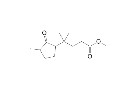 Methyl-4-(2'-oxo-3'-methylcyclopentyl)-4-methylvalerate