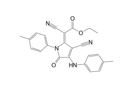 (E)-[1-(PARA-TOLYL)-3-[(PARA-TOLYL)-AMINO]-4-CYANO-2-OXOPYRROL-5-YLIDENE]-CYANOACETIC-ACID-ETHYLESTER