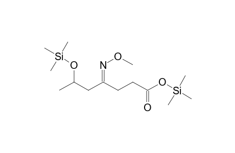 Methyloxime,trimethylsilylether,trimethylsilylesterderol 4-oxo-6-hydroxy-heptanoic acid