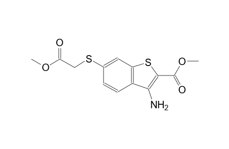 benzo[b]thiophene-2-carboxylic acid, 3-amino-6-[(2-methoxy-2-oxoethyl)thio]-, methyl ester