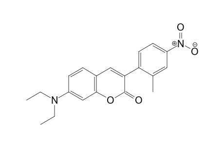 7-(Diethylamino)-3-(2-methyl-4-nitrophenyl)-2H-chromen-2-one