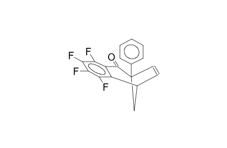 1-PHENYL-2-KETO-3,4-TETRAFLUOROBENZOBICYCLO[3.2.1]OCTA-3,6-DIENE