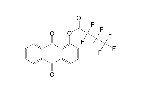 1-Hydroxyanthraquinone, heptafluorobutyrate