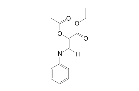 Ethyl (Z)-2-acetoxy-3-phenylaminopropenoate