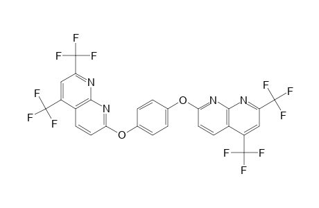 2,2'-(p-PHENYLENEDIOXY)BIS[5,7-BIS(TRIFLUOROMETHYL)-1,8-NAPHTHYRIDINE]