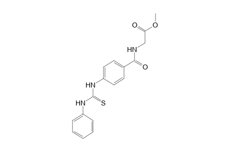 p-(3-phenyl-2-thioureido)hippuric acid, methyl ester