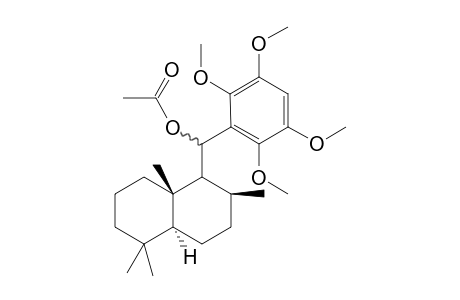 11-(2',3',5',6'-Tetramethoxyphenyl)-driman-11-ol - acetate