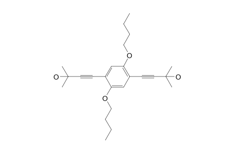 4-[2,5-dibutoxy-4-(3-hydroxy-3-methylbut-1-ynyl)phenyl]-2-methylbut-3-yn-2-ol