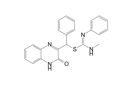 (3-Oxo-3,4-dihydro-2-quinoxalinyl)(phenyl)methyl N-methyl-N'-phenylimidothiocarbamate